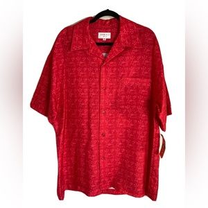 Chochie Casuals Shirt Red Mens Lady Luck Size XL NWT